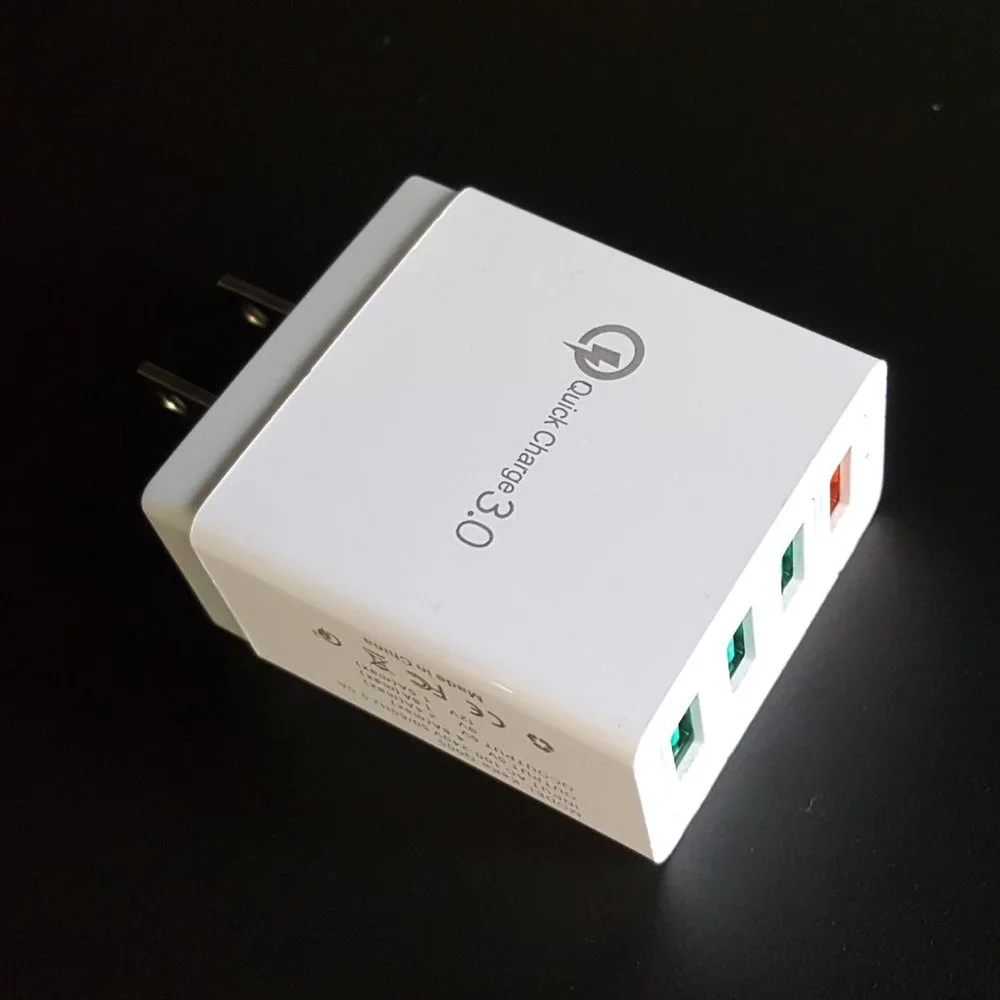 4 Port Fast PD Wall Charger Type C Port and USB A Ports QC 3.0 Quick Charge